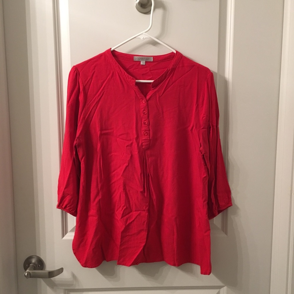 L Downeast basics soft blouse